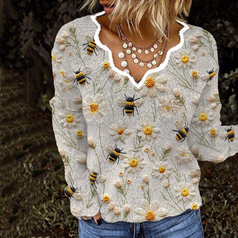Gracefully Designed Sweater