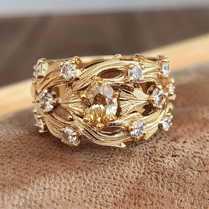 Vintage Handmade Gold Ring