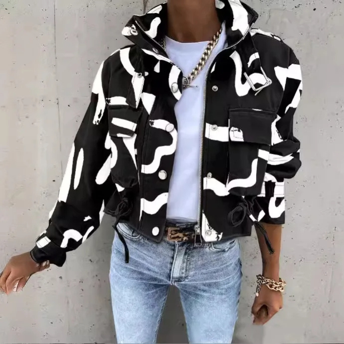 JO | Modern drawstring jacket for women