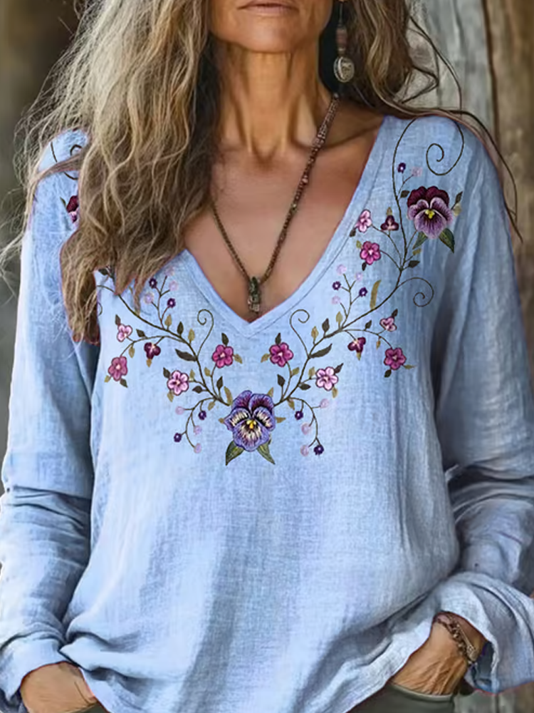 Timeless Vintage Style Top