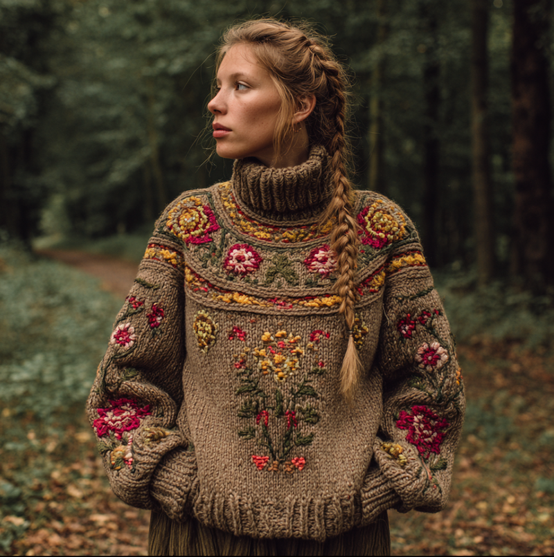 Gracefully Designed Sweater
