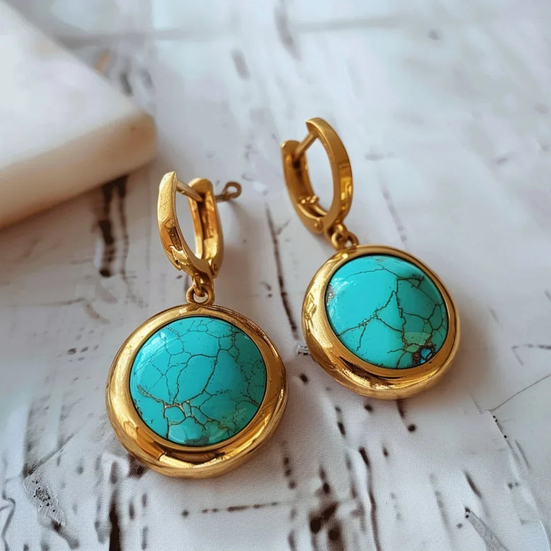 Vintage Handmade Gold Earring