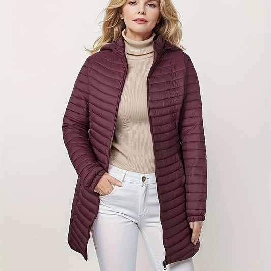 JO | Casual padded jacket with hood and front zipper