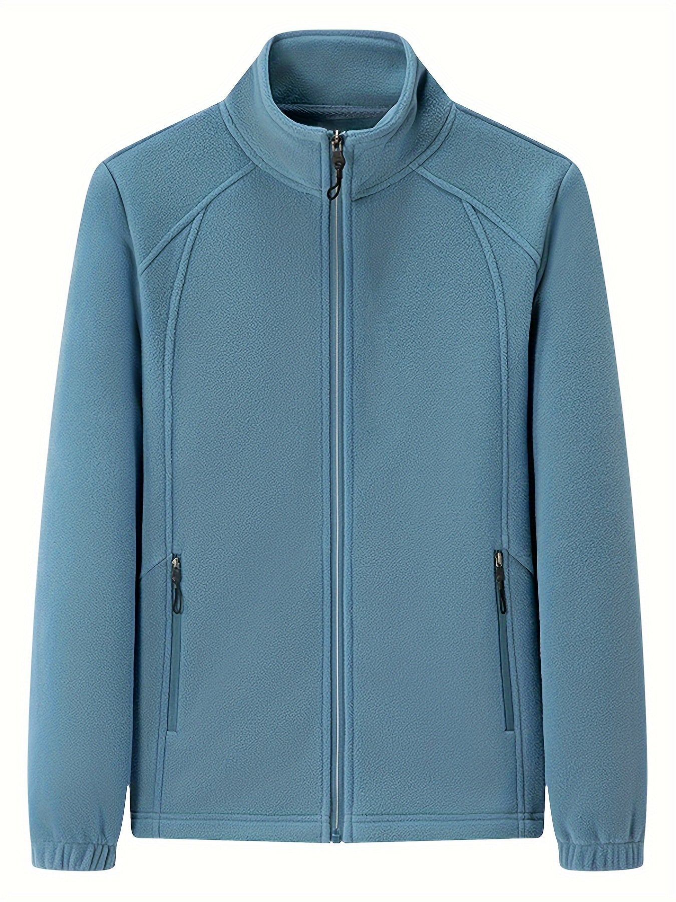 JO | Plush women's outdoor jacket with stand-up collar and long sleeves