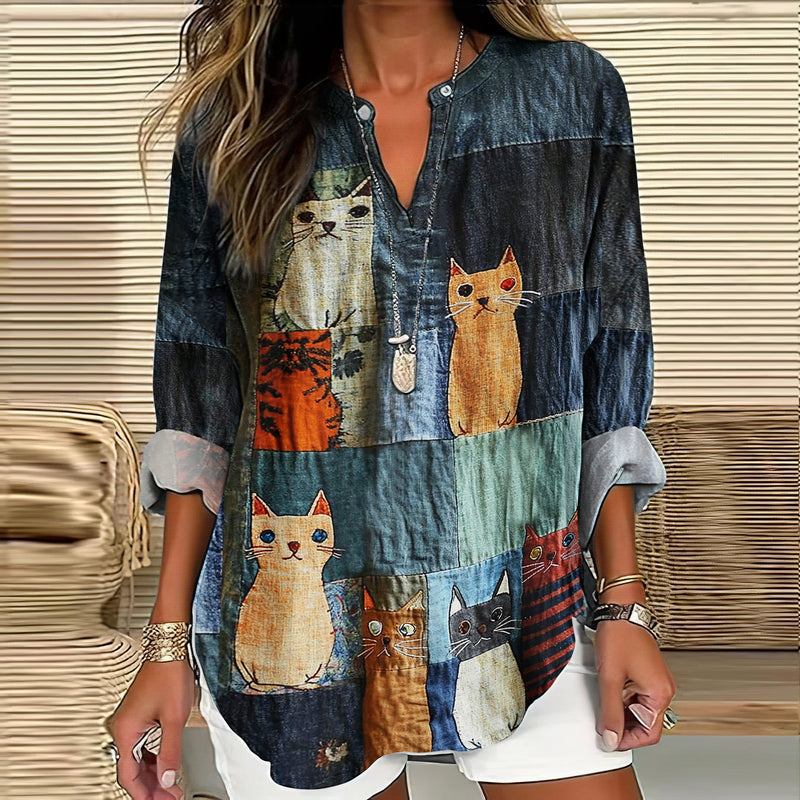 Timeless Vintage Style Blouse
