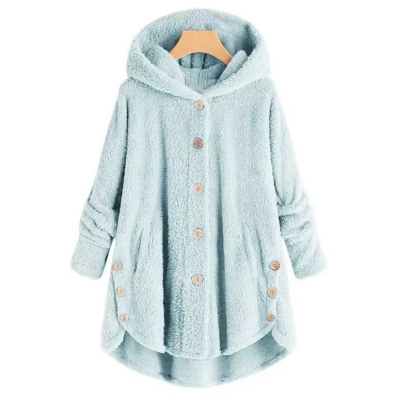 JO | Wool teddy bear plush coat