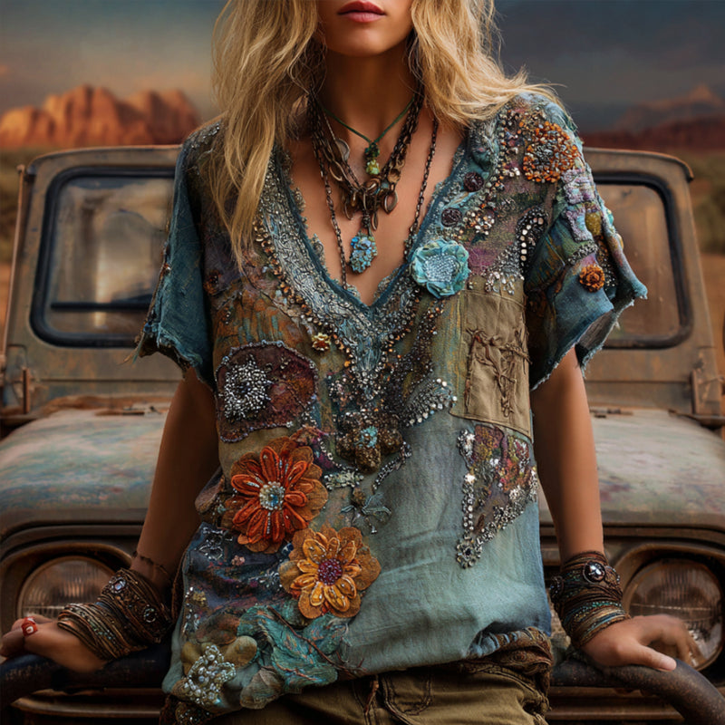 Timeless Vintage Style Top