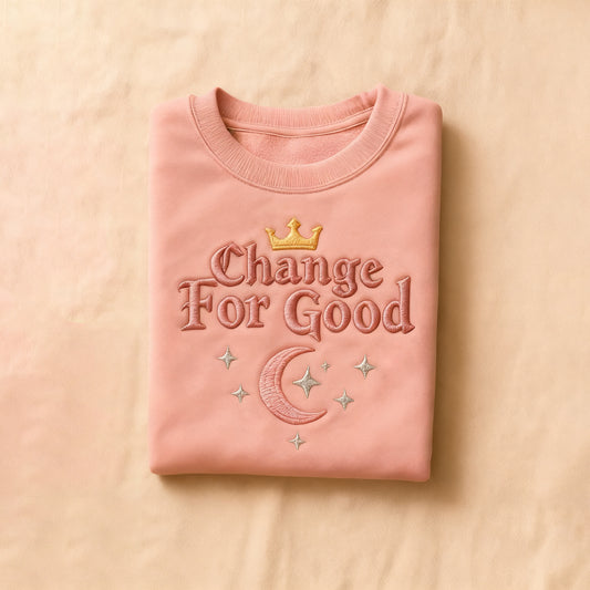 Comstylish Halloween 2025 Slogan Embroidery Art Sweatshirt