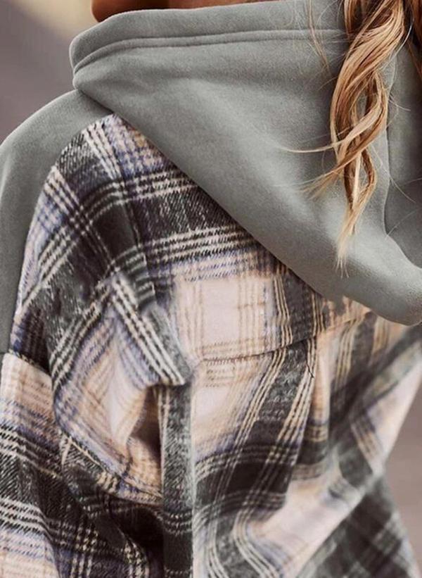 JO | Comfortable long-sleeved patchwork sweatshirt