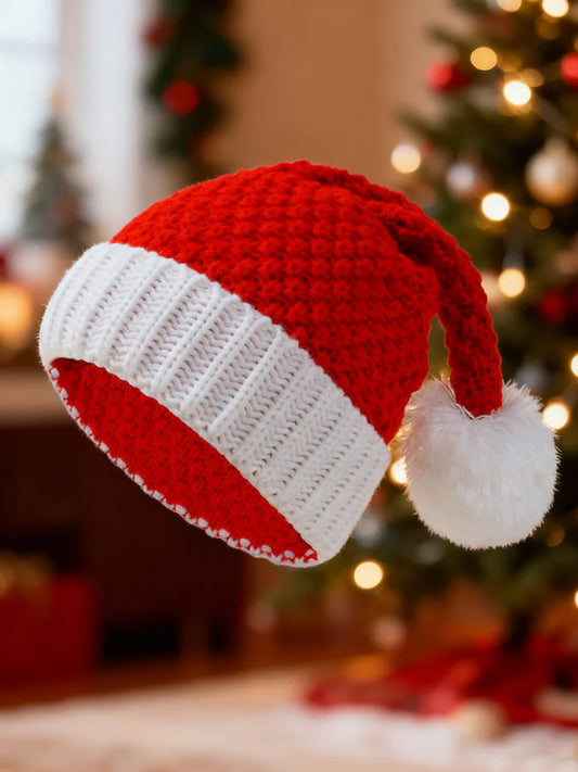 Comstylish Unisex Knitted Christmas Hat