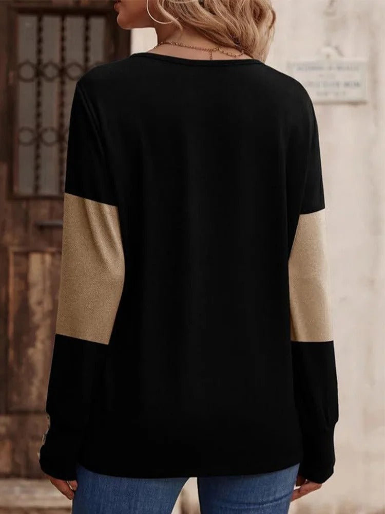 JO | MW - Elegant V-neck shirt
