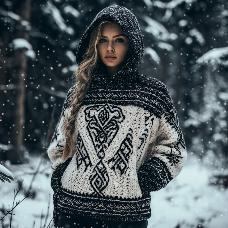 Gracefully Designed Sweater