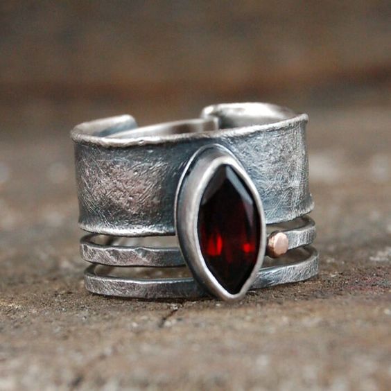 Delicate Artisan Silver Ring