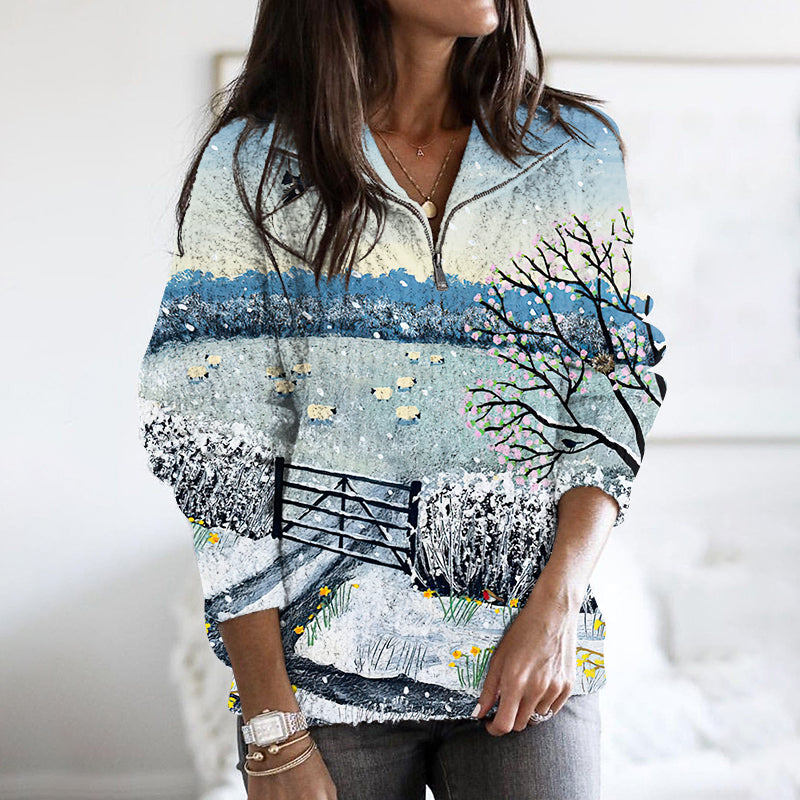 Gracefully Designed Sweater