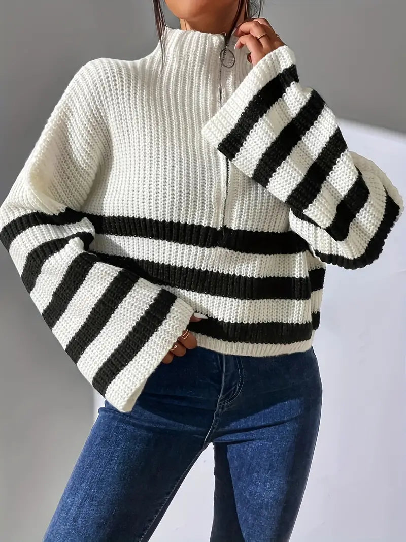 JO | Striped sweater for women