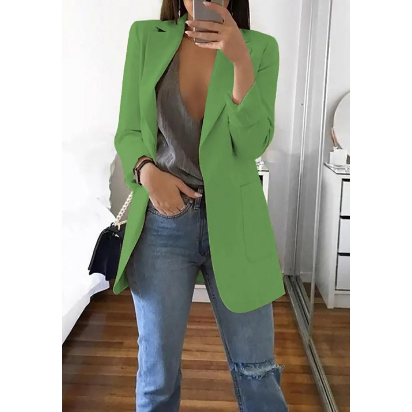 JO | Stylish pocket blazer for women