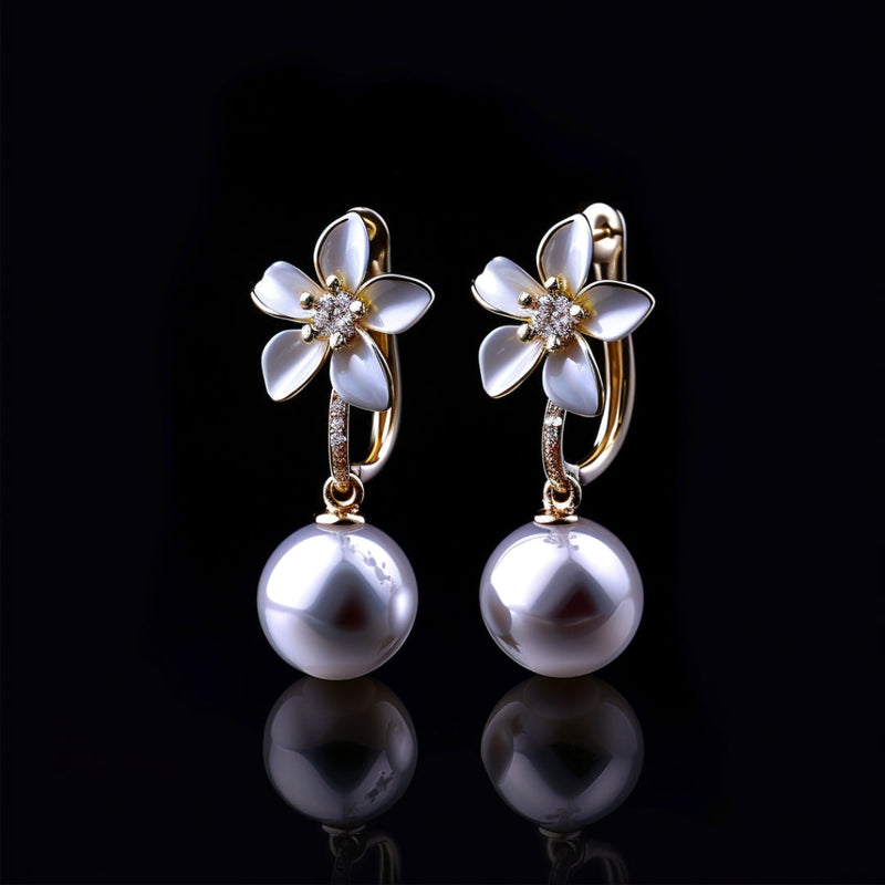 Beautiful Pearl Earring with Unique Style