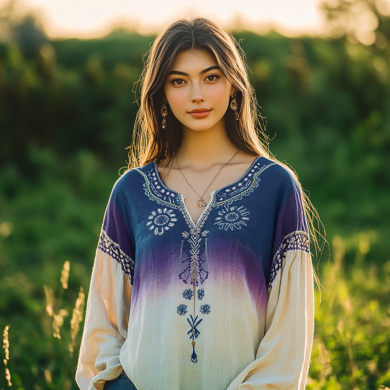 Timeless Vintage Style Blouse