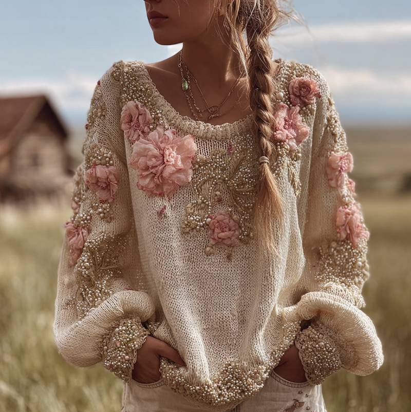 Gracefully Designed Sweater