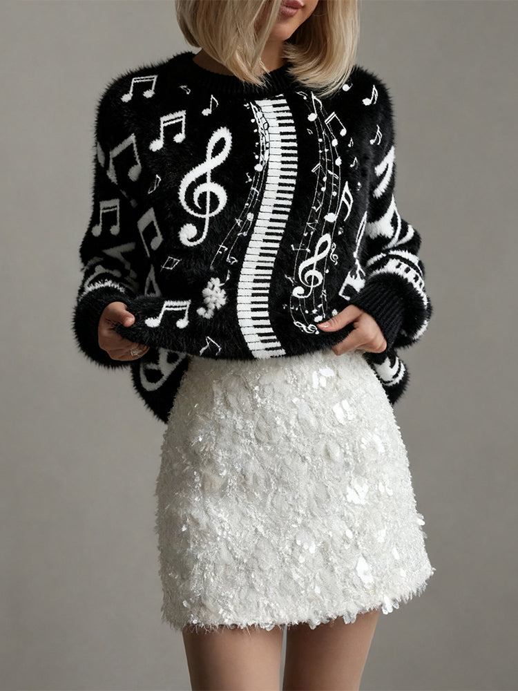 Gracefully Designed Sweater