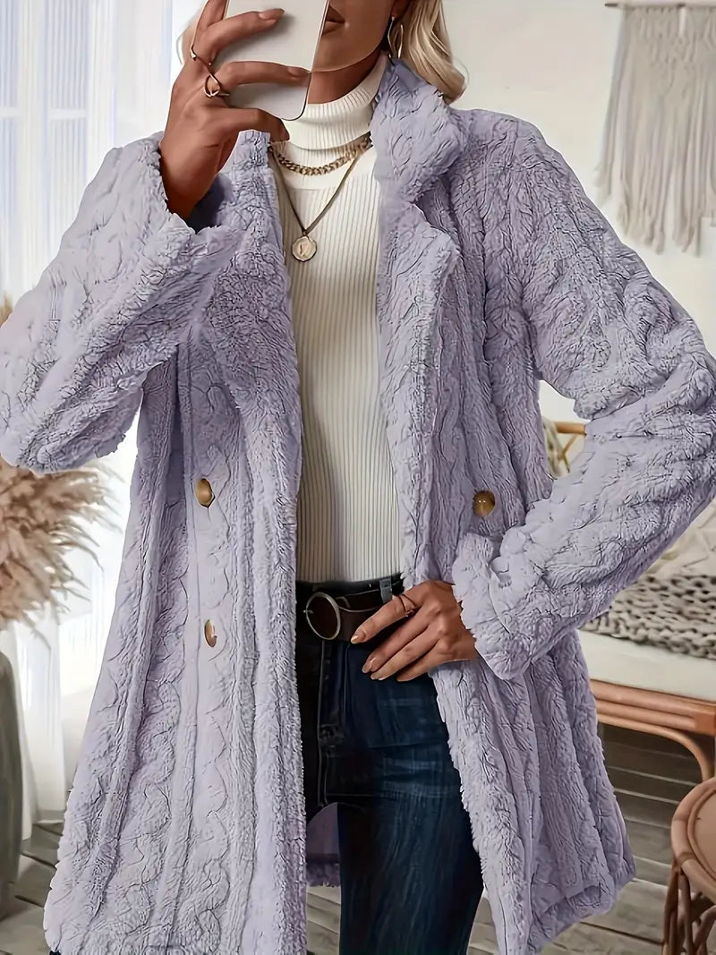 JO | Soft, single-colored, long-sleeved thermal jacket