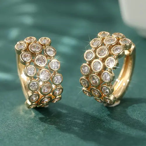 Beautiful Gold Earring with Unique Style