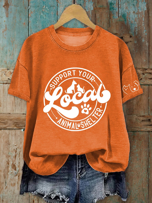 Comstylish Women's Animal Friendly T-shirts