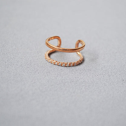 Delicate Artisan Gold Ring