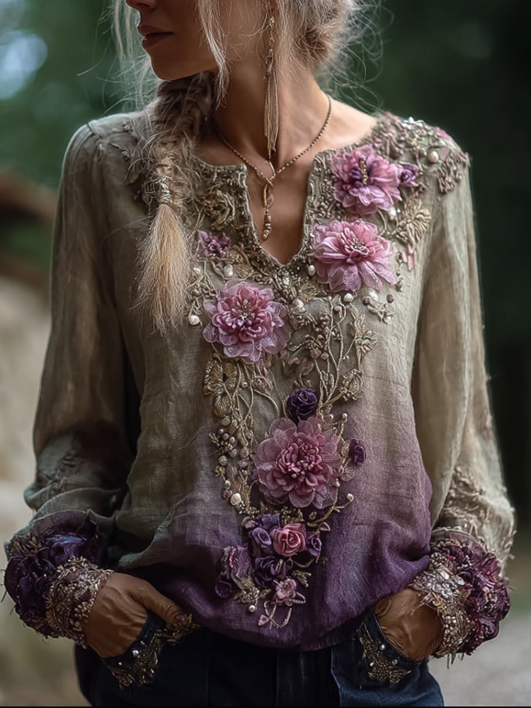 Timeless Vintage Style Top