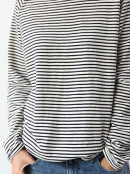 KS | Striped long-sleeved top