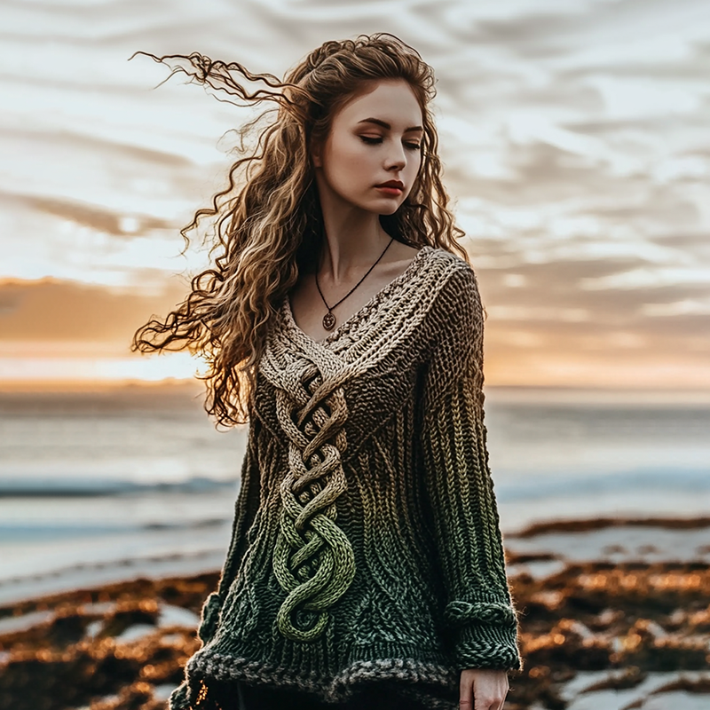Gracefully Designed Sweater