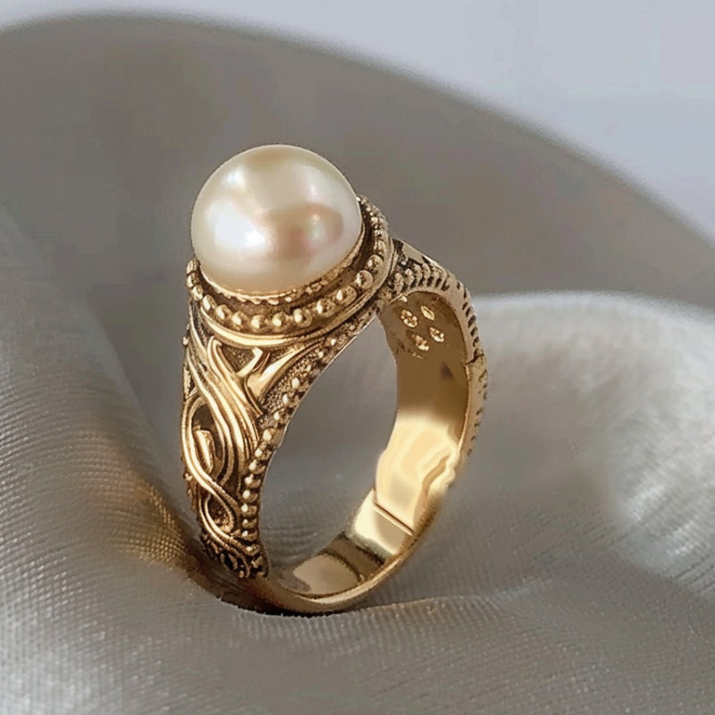 Classic Gold Ring with Timeless Appeal