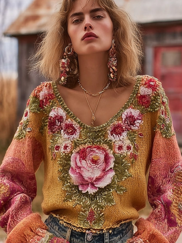 Gracefully Designed Sweater