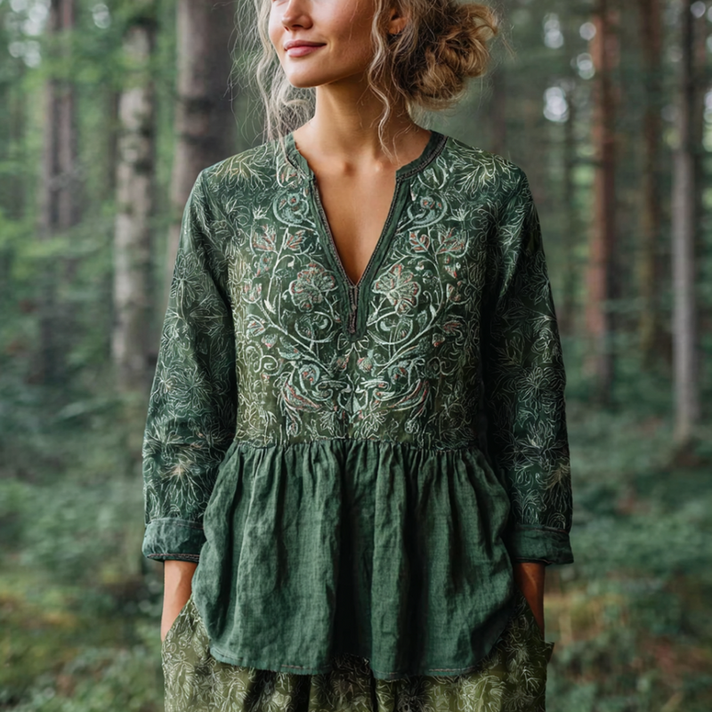 Timeless Vintage Style Top