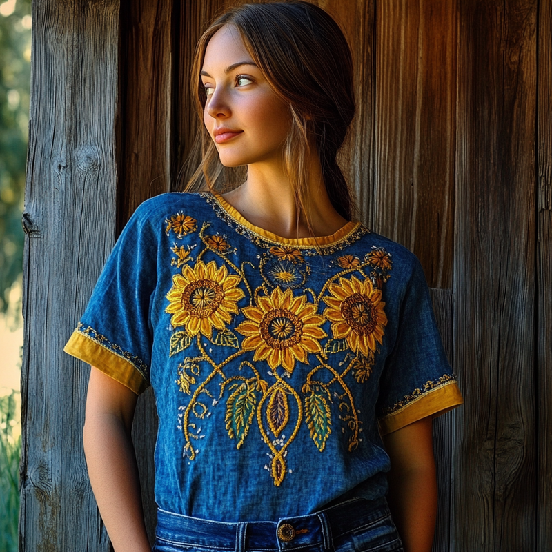 Timeless Vintage Style Top