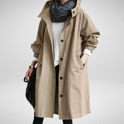 JO | Waterproof long women's mackintosh