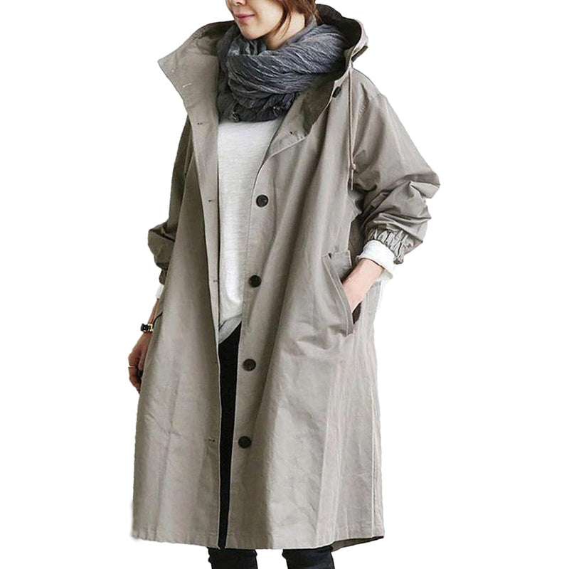JO | Waterproof long women's mackintosh