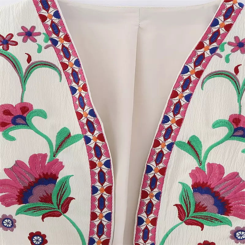 JO | Flowered vest