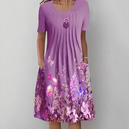 KS | Midi dress with floral print