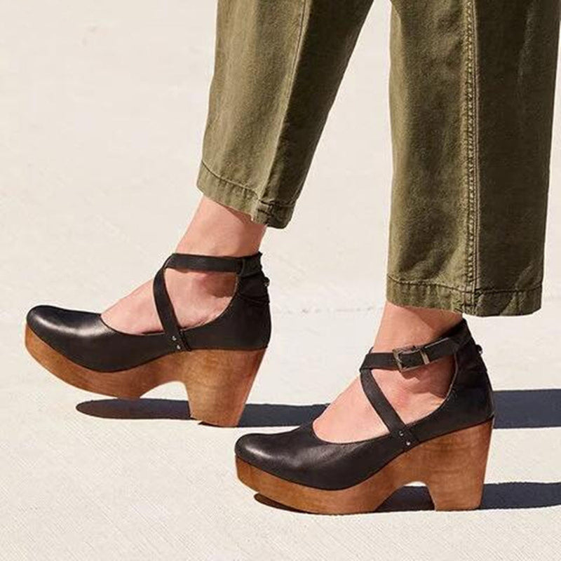 KS | Clunky wedge shoes
