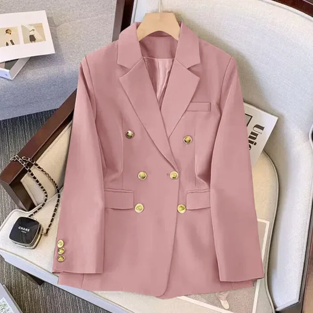 JO | White jacket with gold buttons
