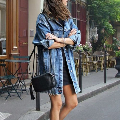 JO | Women's Long denim jacket