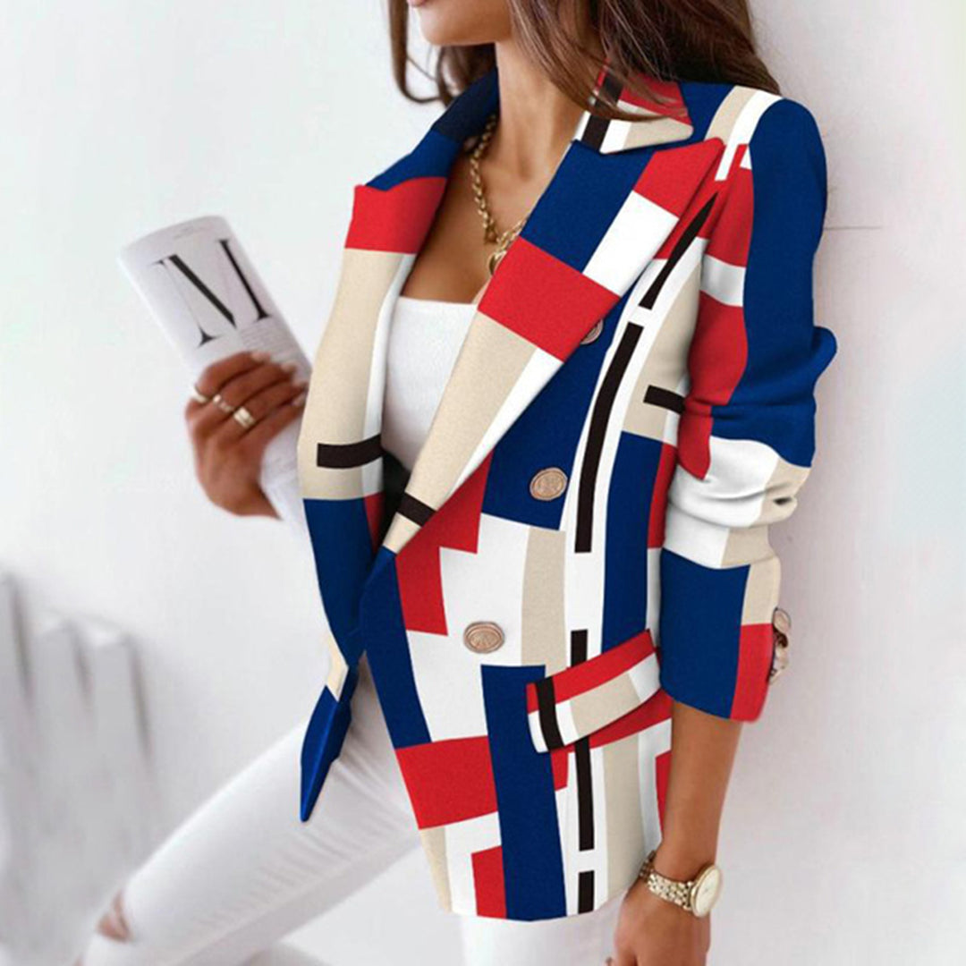 JO | Minimalist patterned jacket for women