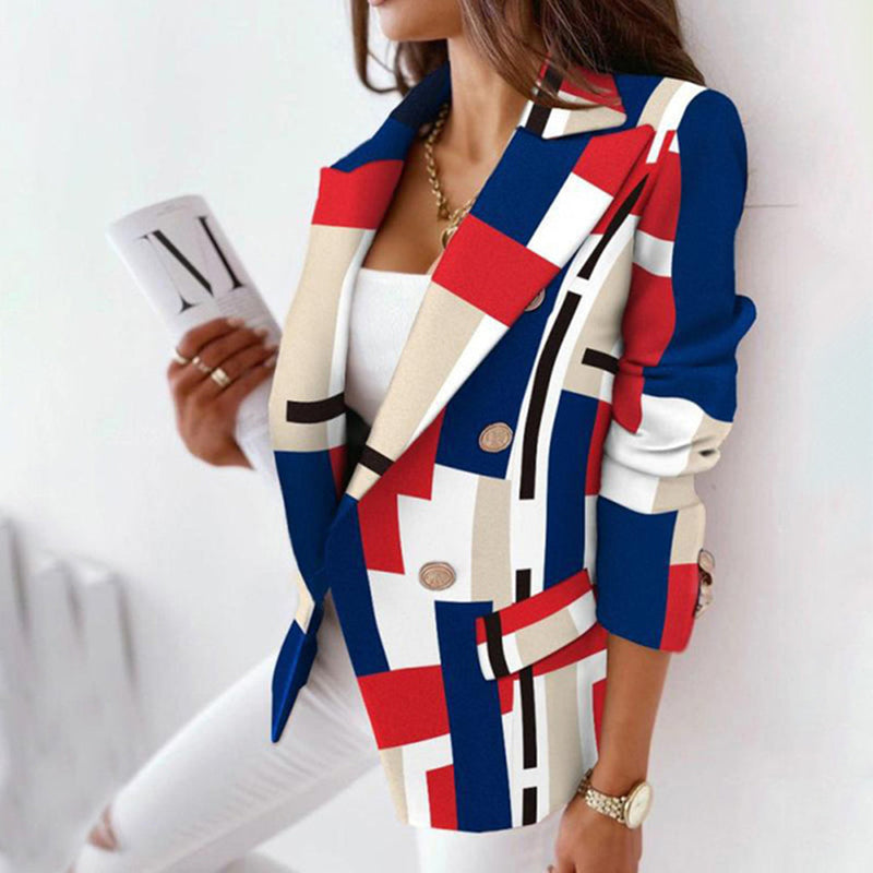 JO | Minimalist patterned jacket for women
