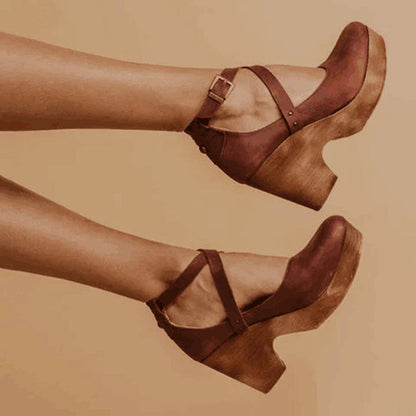 KS | Clunky wedge shoes