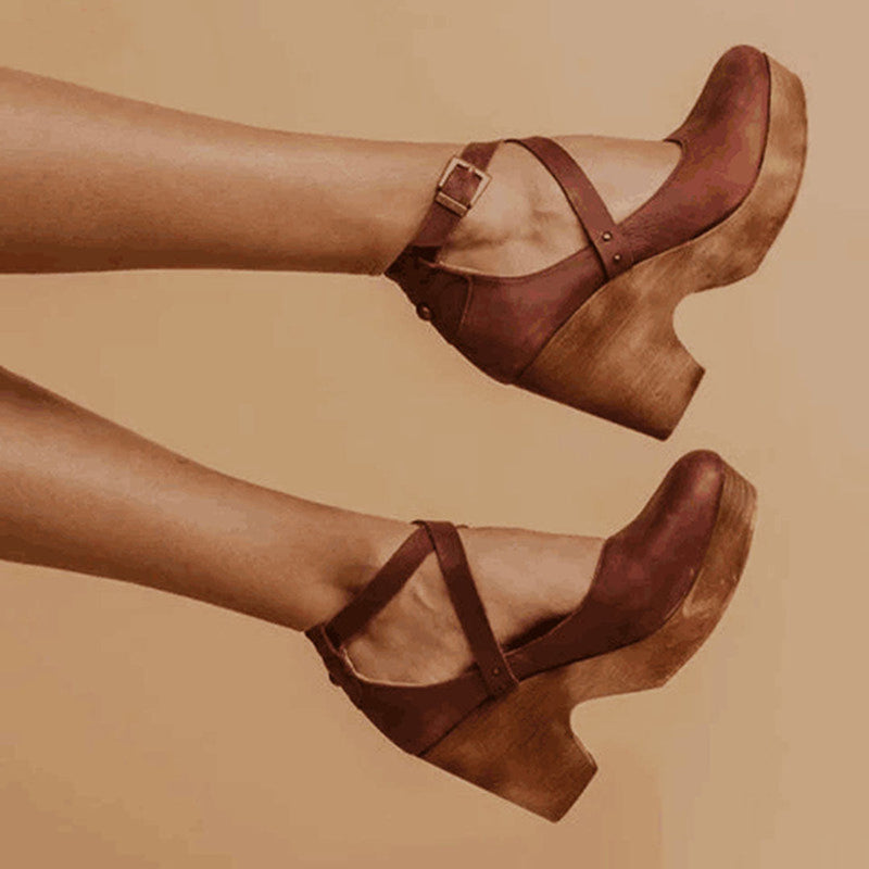 KS | Clunky wedge shoes