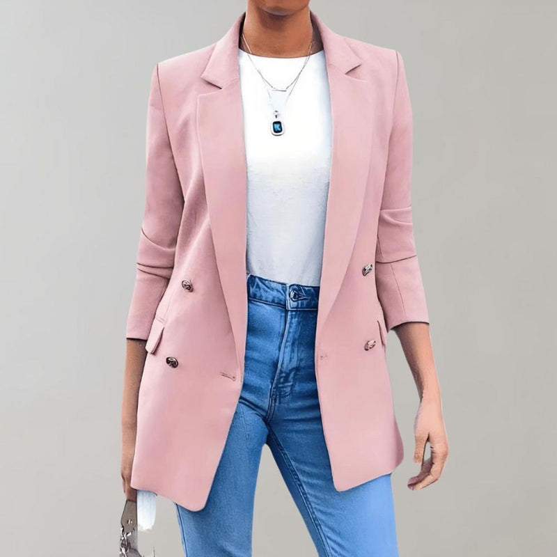 JO | Cosmopolitan long coat for women with an elegant look