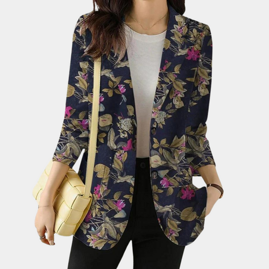 JO | Ladies blazer with floral pattern