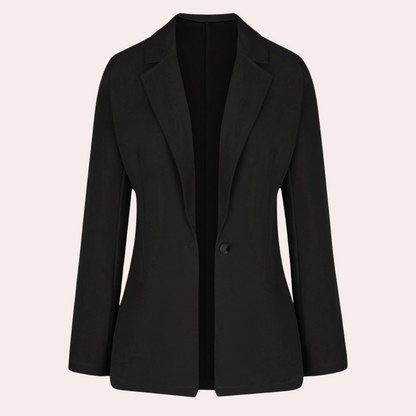 JO | Minimalist plain blazer for women