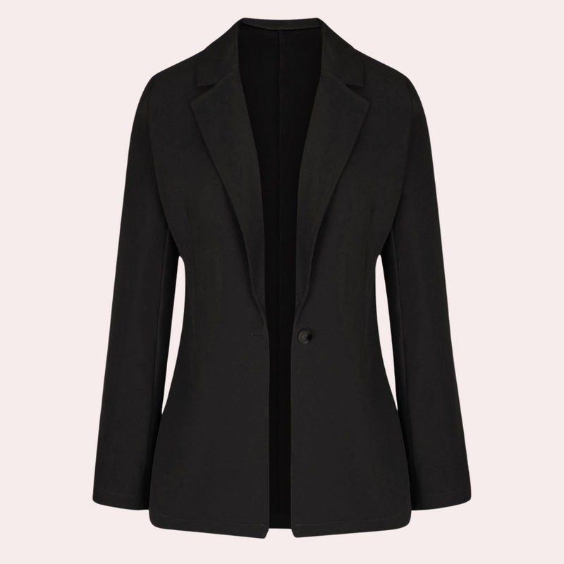 JO | Minimalist plain blazer for women